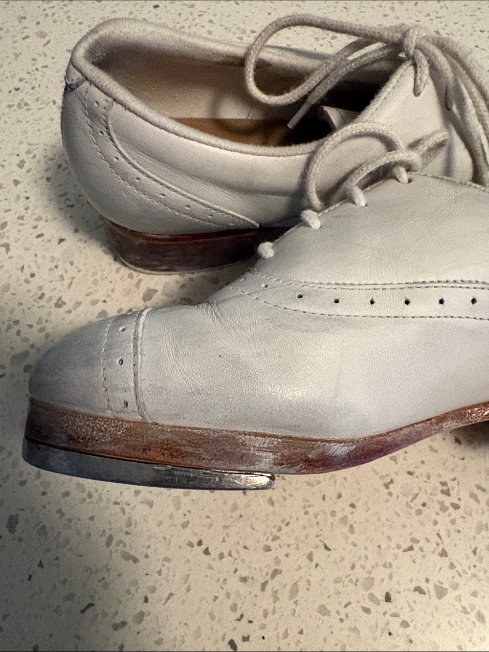 Bloch White J. Sams Tap Shoes - Picture 4 of 10